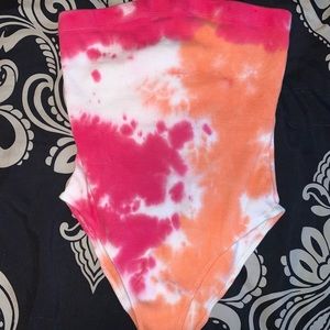 forever 21 tye dye body suit